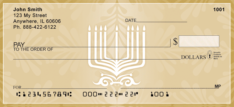Menorah Personal Checks