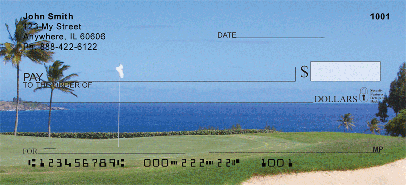 Golf Courses on The Ocean Personal Checks
