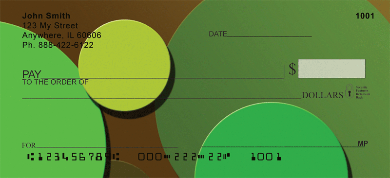 Dots On Chocolate Personal Checks
