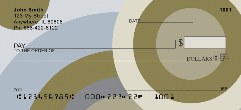 Geometric Patterns Personal Checks