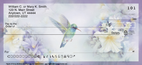 Lena Lius Flights of Fancy Personalized Checks