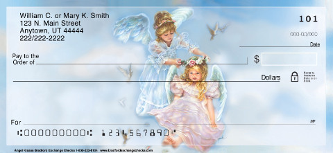 Angel Kisses Art Checks
