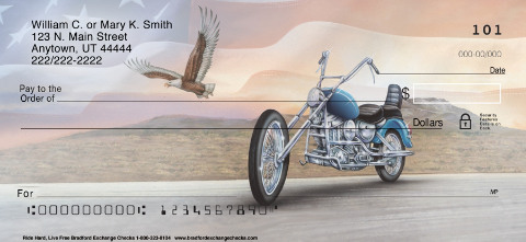 Ride Hard Live Free Personalized Checks