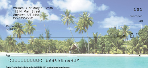 Tropical Paradise Checks