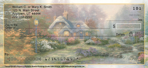 Kinkades Seasons of Reflection Checks