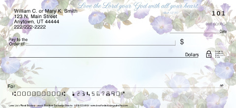 Lena Lius Floral Borders with Verse Art Checks