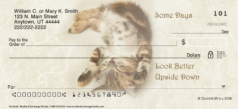 Cat-itude Personalized Checks