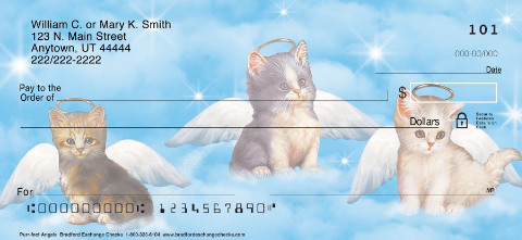 Purr-fect Angels Art Checks
