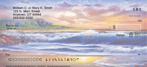 Hawaiian Sunsets Personalized Checks