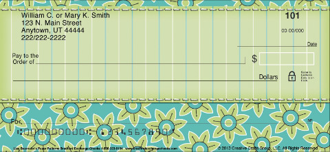 Lisa Bearnsons Paper Patterns Personalized Checks