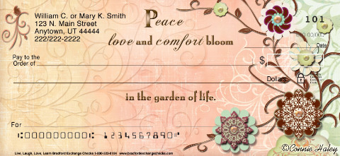 Live Laugh Love Learn Personalized Checks