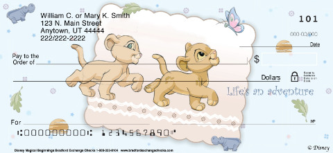 Disney Magical Beginnings Personalized Checks