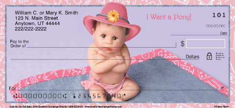 Cute As Can Be Baby Dolls Art Checks