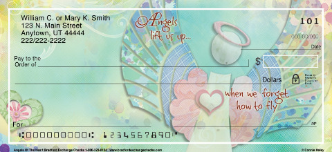 Angels of the Heart Art Checks