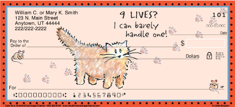 Cats Rule Personalized Checks