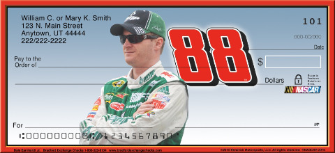 Dale Jr Personalized Checks