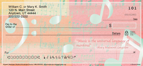 Music Speaks Art Checks