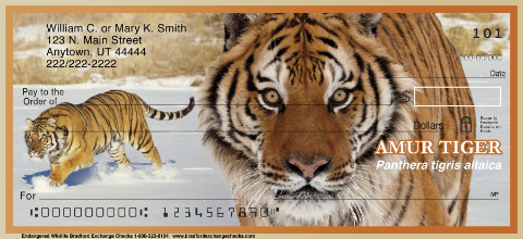 Endangered Species Personalized Checks