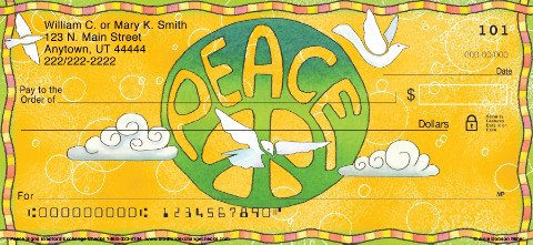 Peace Signs Checks