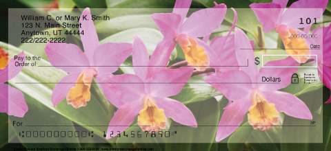 Exotic Flowers Art Checks