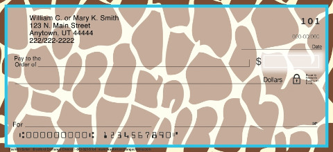 Fashion Safari Personalized Checks