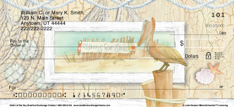 Catch of the Day Personalized Checks