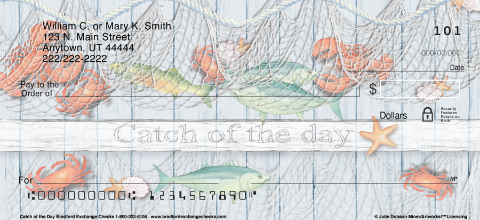 Catch of the Day Art Checks