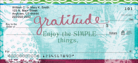 Find Your True Joy Personalized Checks