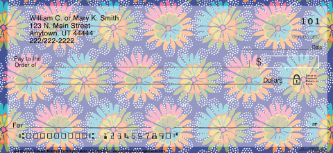 Retroflection Flowers Checks