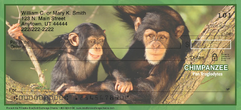 Protect the Primates Art Checks