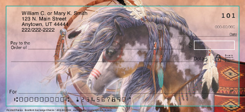 Painted Ponies Art Checks