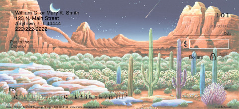 Desert Nights Art Checks