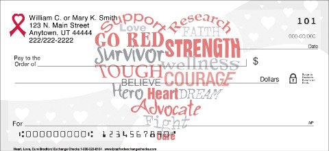 Heart Love Cure Art Checks
