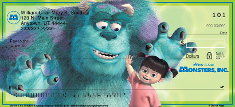 Monsters Inc Checks