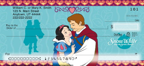 Disney Classic Romance Art Checks