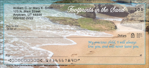 Footprints Personalized Checks