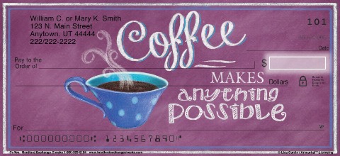 Coffee Talk Art Checks