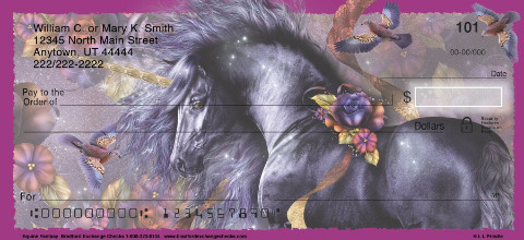 Equine Fantasy Personalized Checks