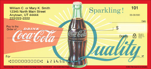 Coca-Cola Sign of the Times Checks