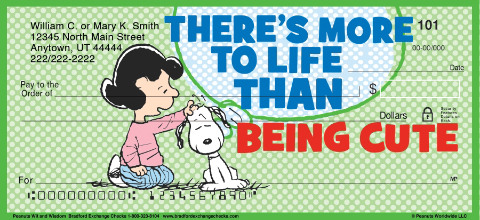 Peanuts Wisdom and Wit Checks