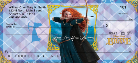 Disney Pixar Brave Checks