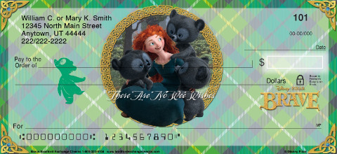 Disney Pixar Brave Personalized Checks