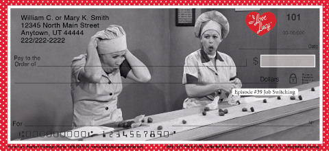 I Love Lucy Classics Personal Checks