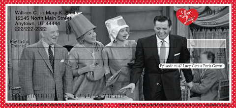 I Love Lucy Classics Art Checks
