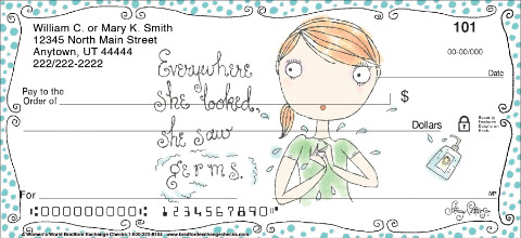 A Womans World Personalized Checks