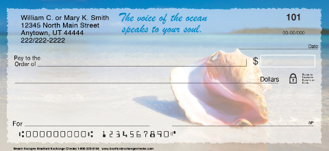 Beach Escapes Personalized Checks