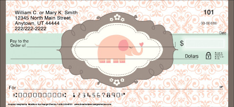 Graphic Elephants Checks