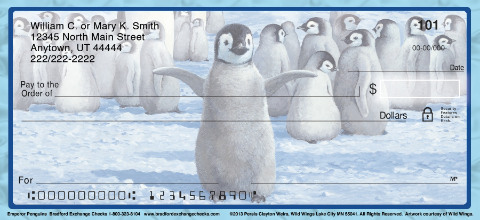 Emperor Penguin Art Checks