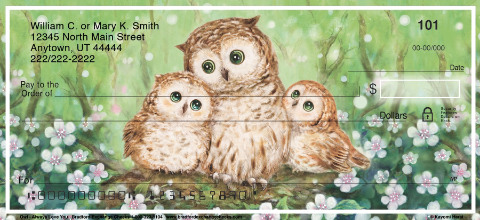 Owl Always Love You Personalized Checks