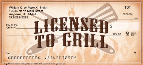 King of the Grill Art Checks